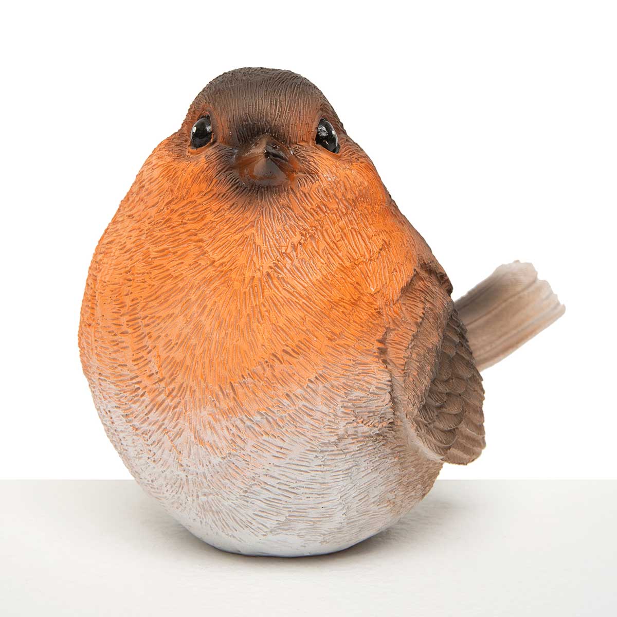 BIRD ROBIN RUST/BROWN 4.5IN X 2.5IN X 3.5IN RESIN - Click Image to Close