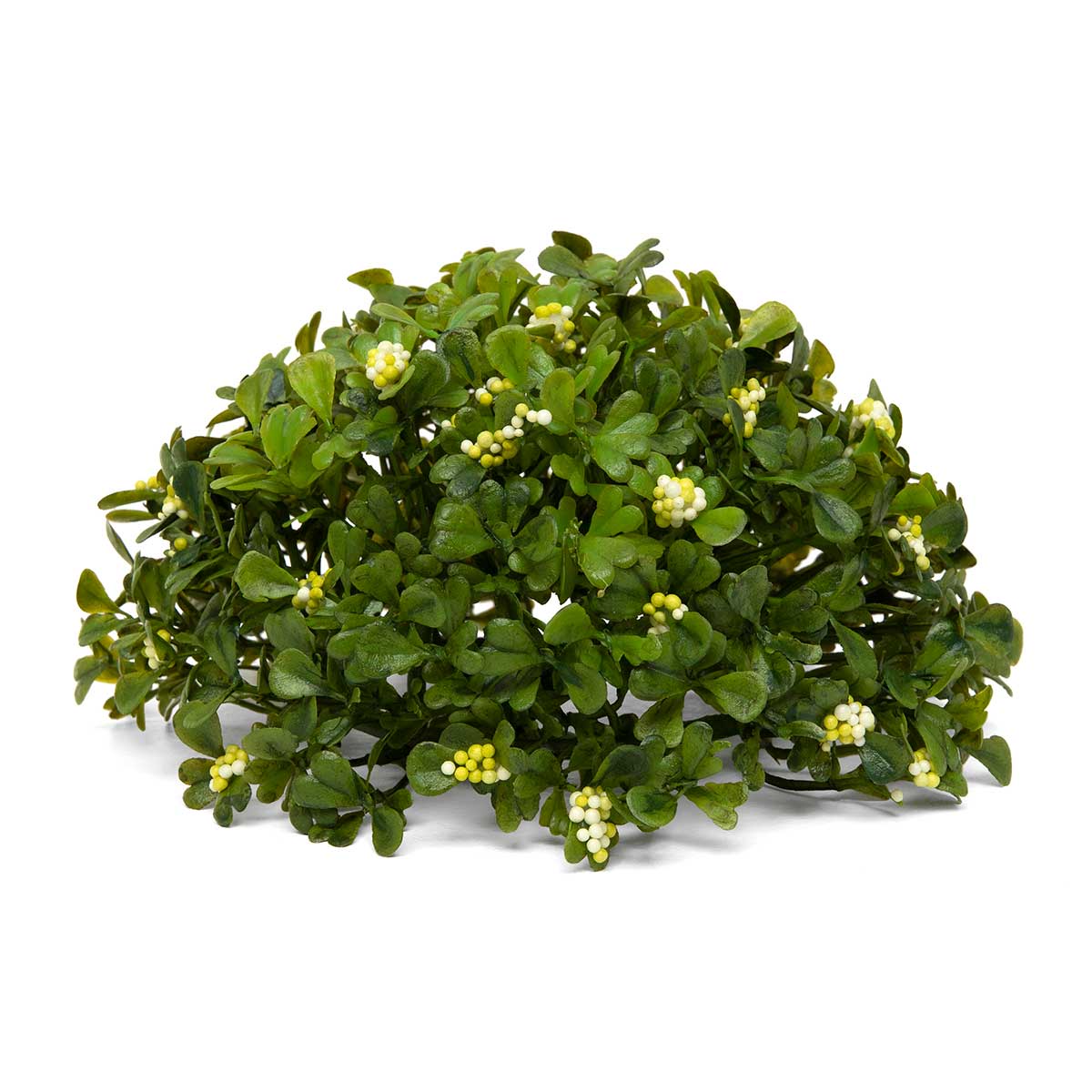 DOME BOXWOOD WITH BERRIES LARGE 6.5IN X 3IN GREEN/WHITE - Click Image to Close