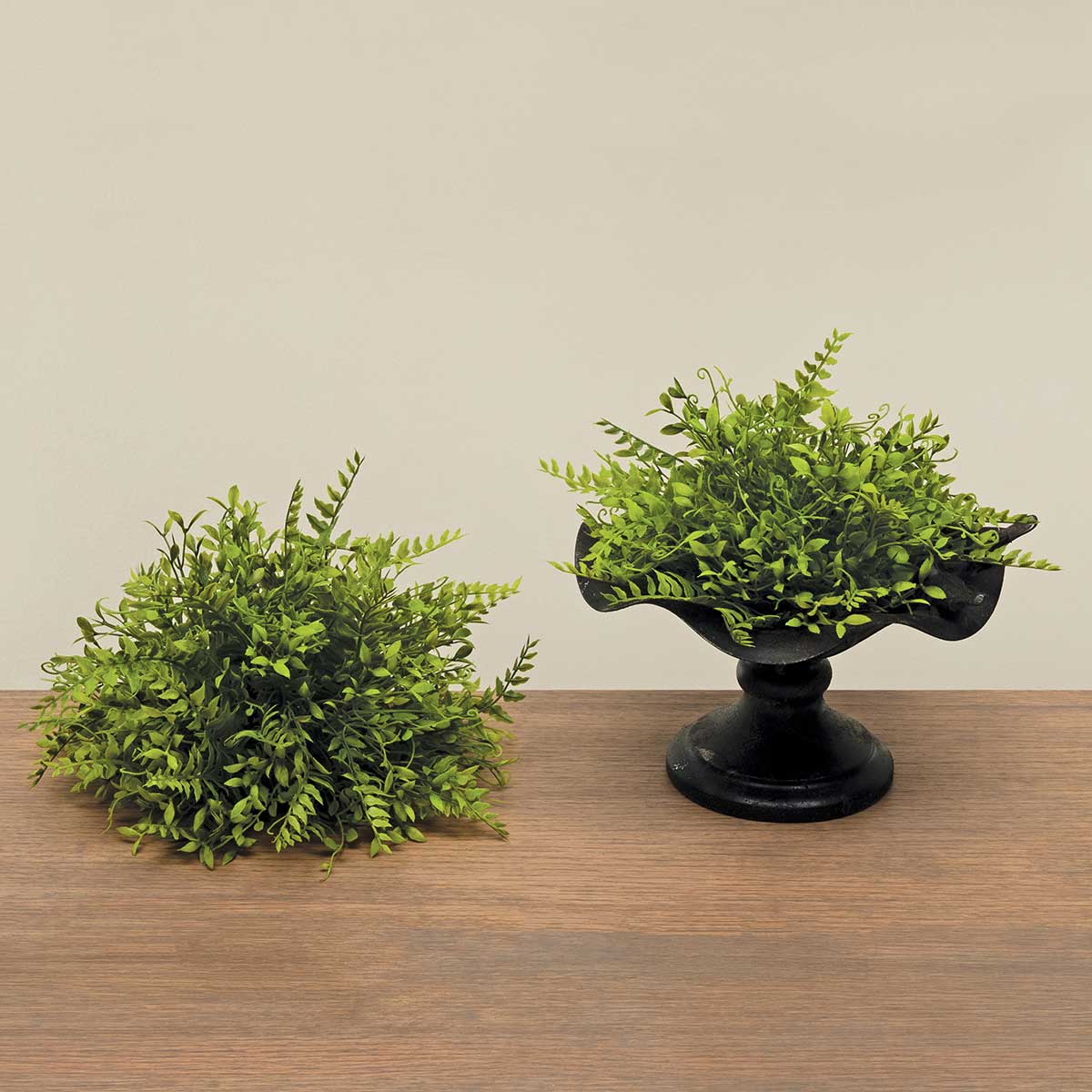 DOME MINI PRIVET AND FERN LARGE 10IN X 7IN - Click Image to Close