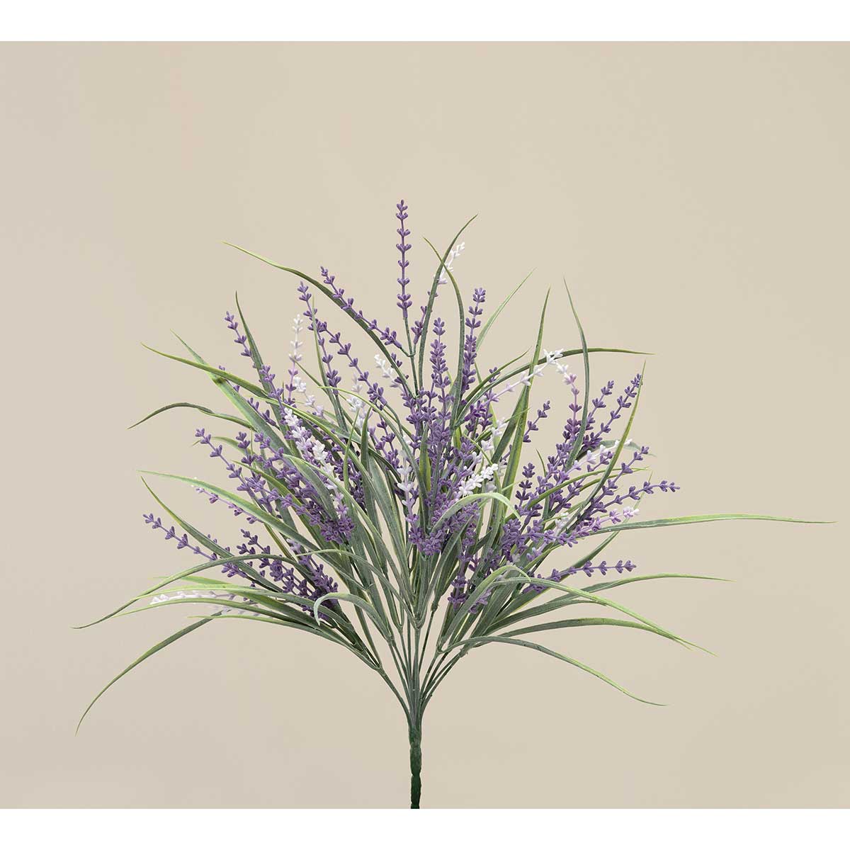 BUSH LAVENDER AND SPIKE GRASS 18IN X 19IN PURPLE - Click Image to Close