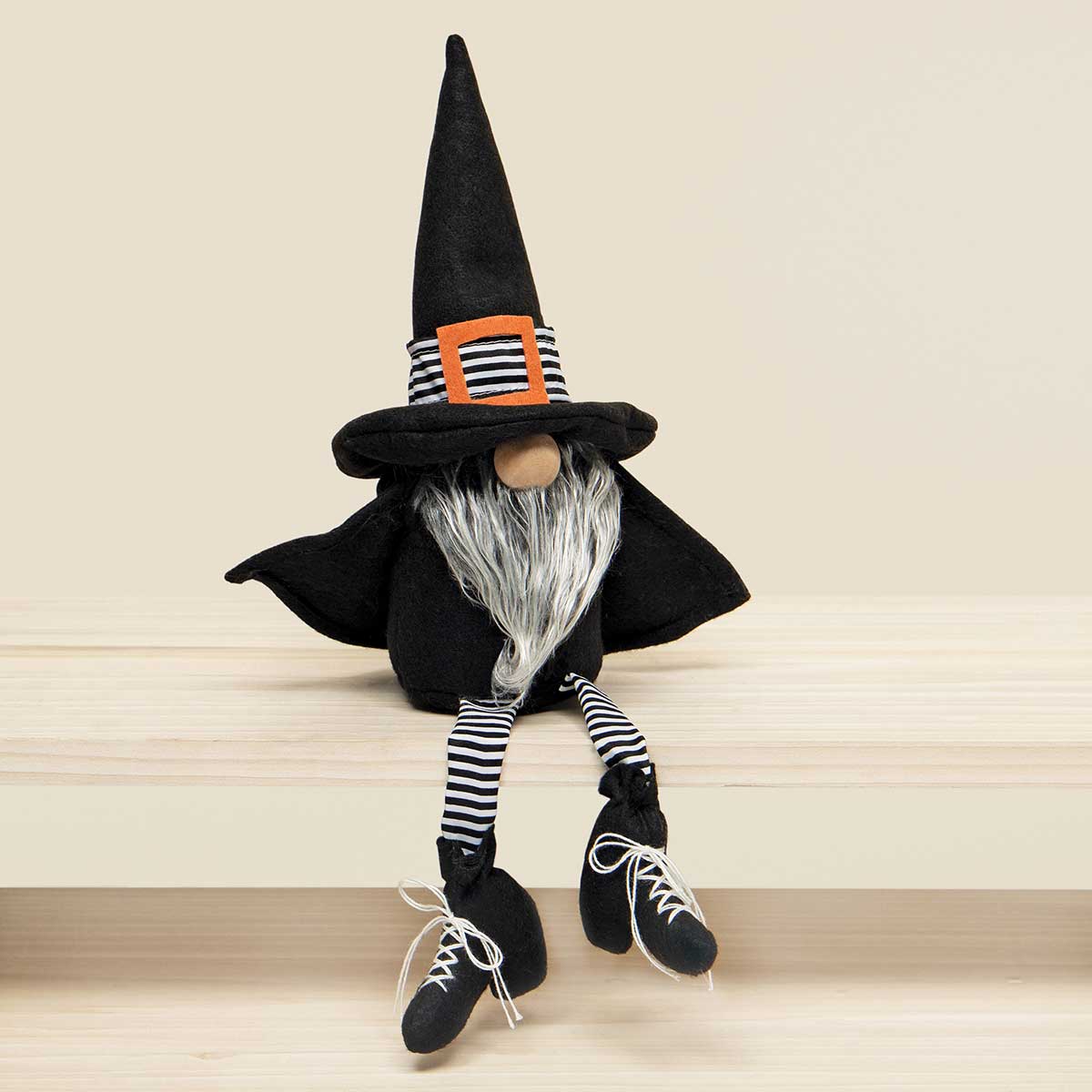 b50 GNOME WITCH WITH FLOPPY LEGS 3.5IN X 3IN X 17IN - Click Image to Close