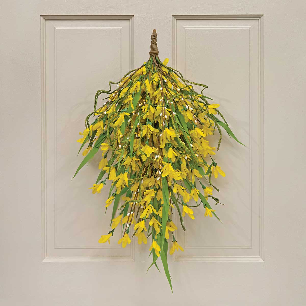 BOUGH FORSYTHIA/FAUX TWIGS 17IN X 25IN YELLOW POLYESTER