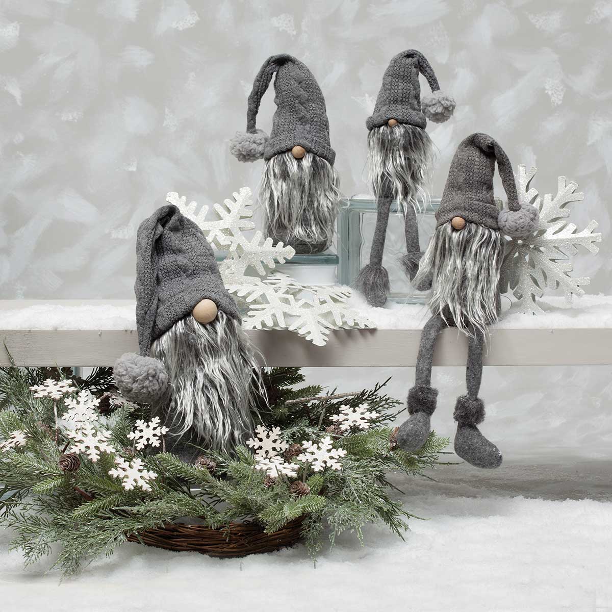 b70 GNOME SWEATER WITH LEGS LARGE 3IN X 22IN GREY - Click Image to Close
