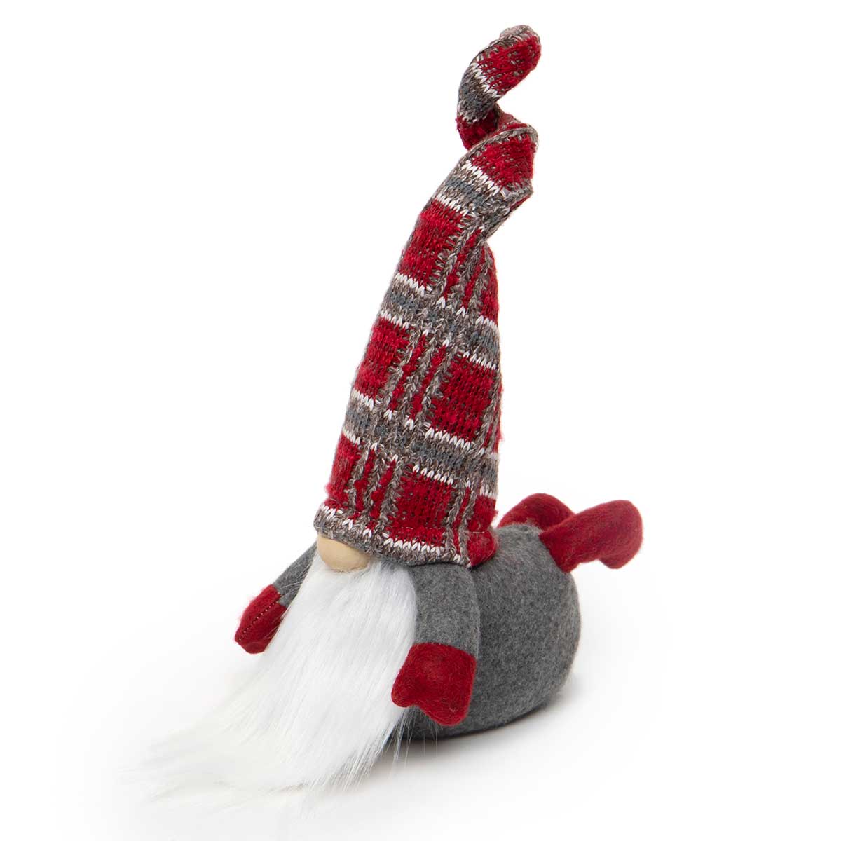 !BELLY BUSTER GNOME WITH WIRED RED/GREY