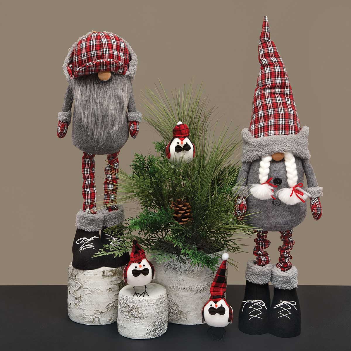b50 GNOME PLAID EXPANDABLE 2 ASSORTED 6.5INX4INX12-19IN/23-30IN - Click Image to Close