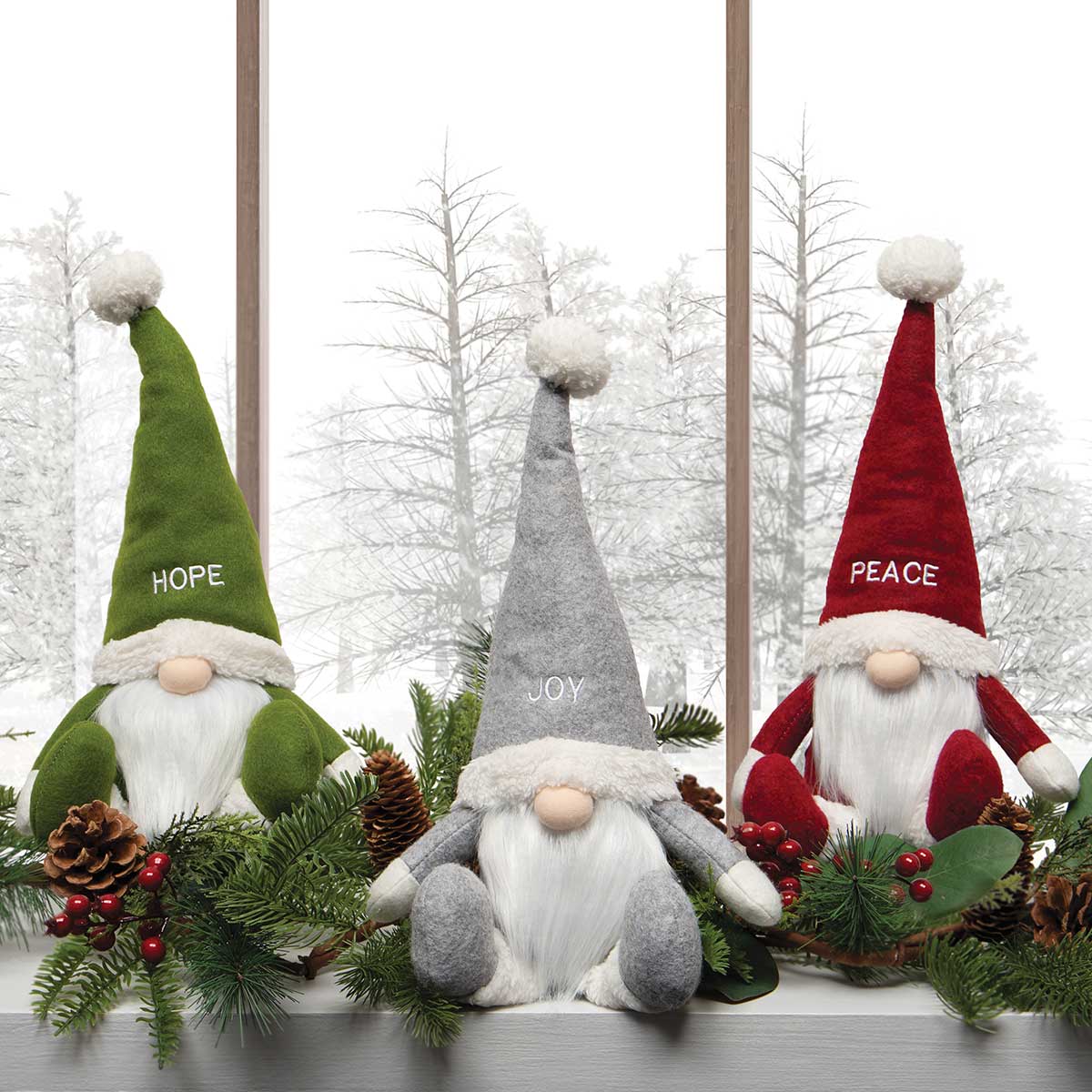b50 GNOME MESSAGE 3 ASSORTED LARGE 5.5IN X 17IN POLYESTER - Click Image to Close