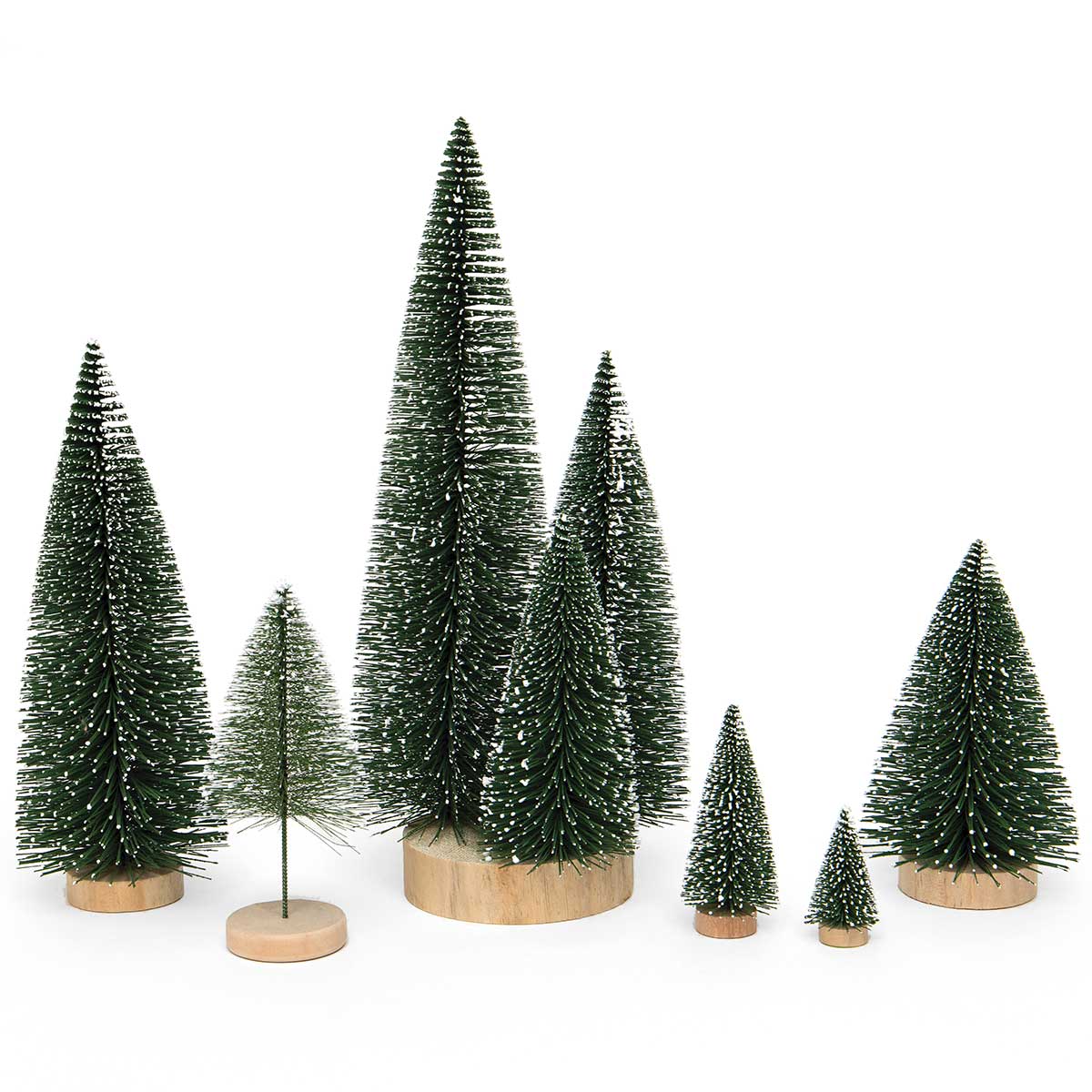 BRISTLE TREE GREEN 2IN X 6IN PVC/WOOD - Click Image to Close