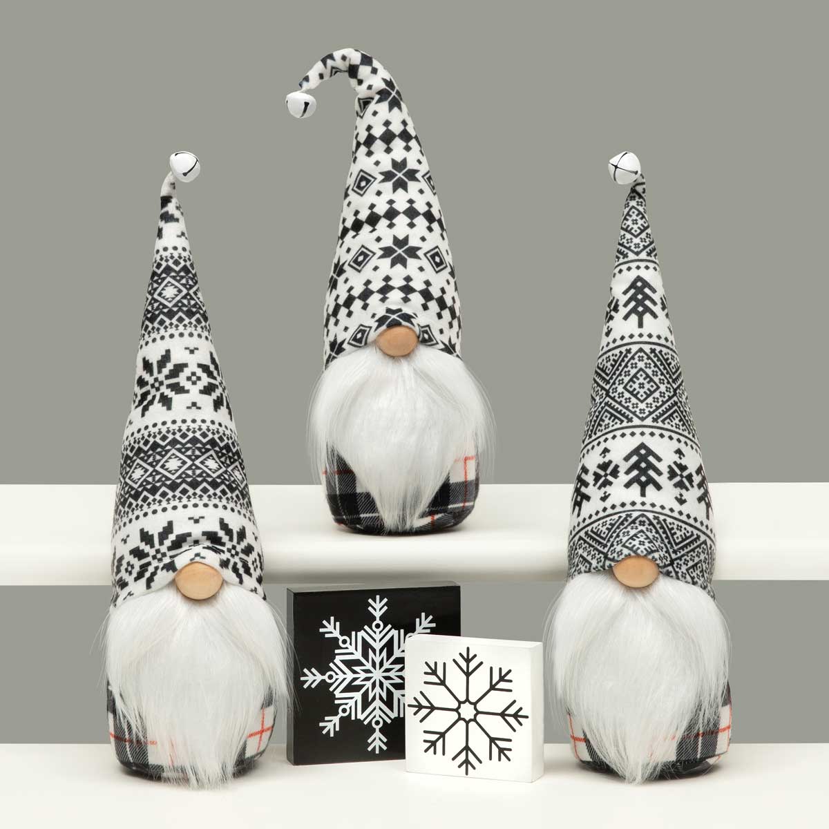 b50 GNOME DANISH 3 ASSORTED LARGE 14IN POLYESTER - Click Image to Close