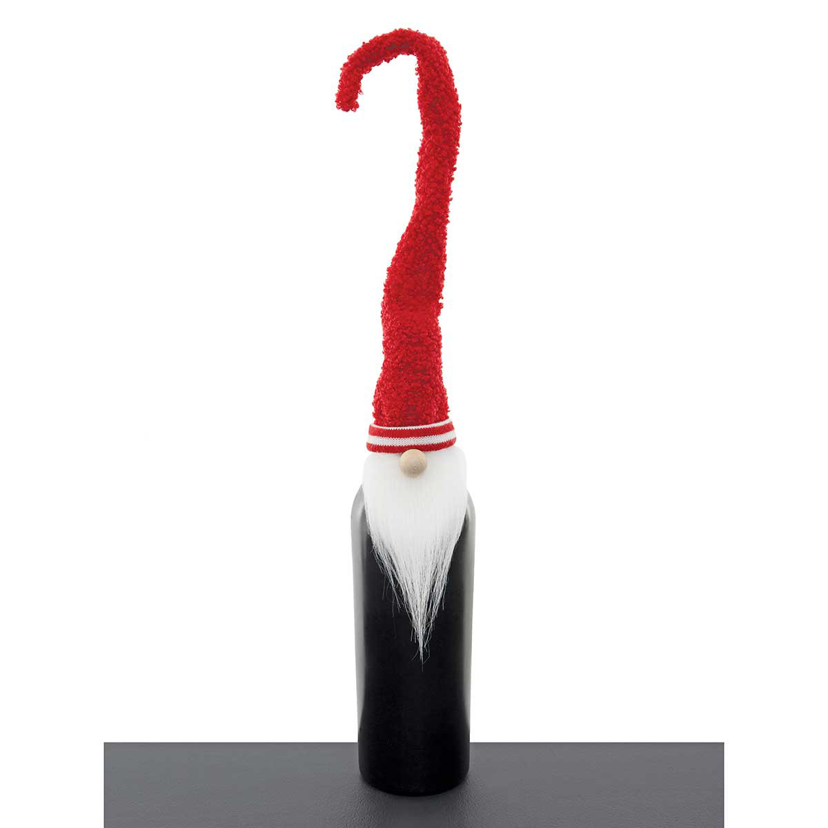 b50 BOTTLE TOPPER GNOME RED 2IN X 16IN