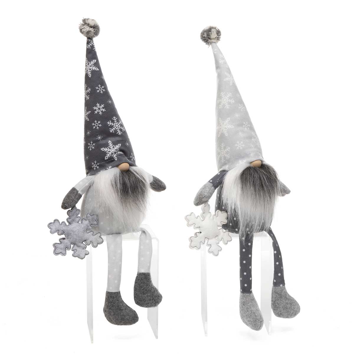 b50 GNOME SNOWFLAKE LEGS 2 ASSORTED LARGE 6INX3.5INX18IN