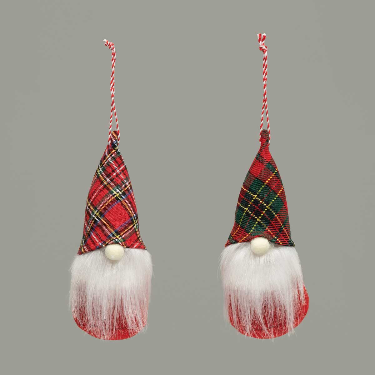 b50 MINI GNOME PLAID 2 ASSORTED RED 2.5IN X 6IN - Click Image to Close
