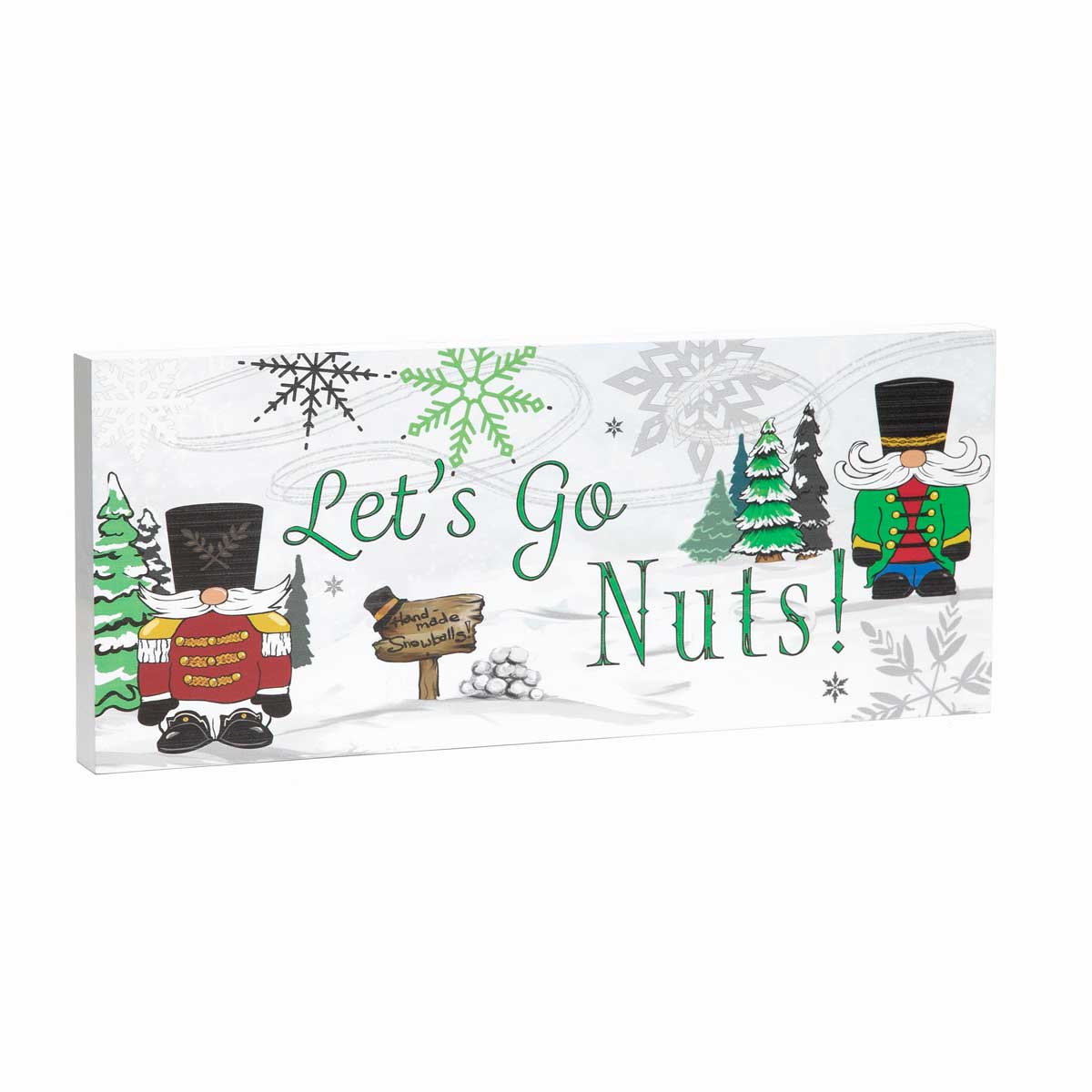 b50 BLOCK LETS GO NUTS NUTCRACKER 12IN X .75IN X 5IN - Click Image to Close