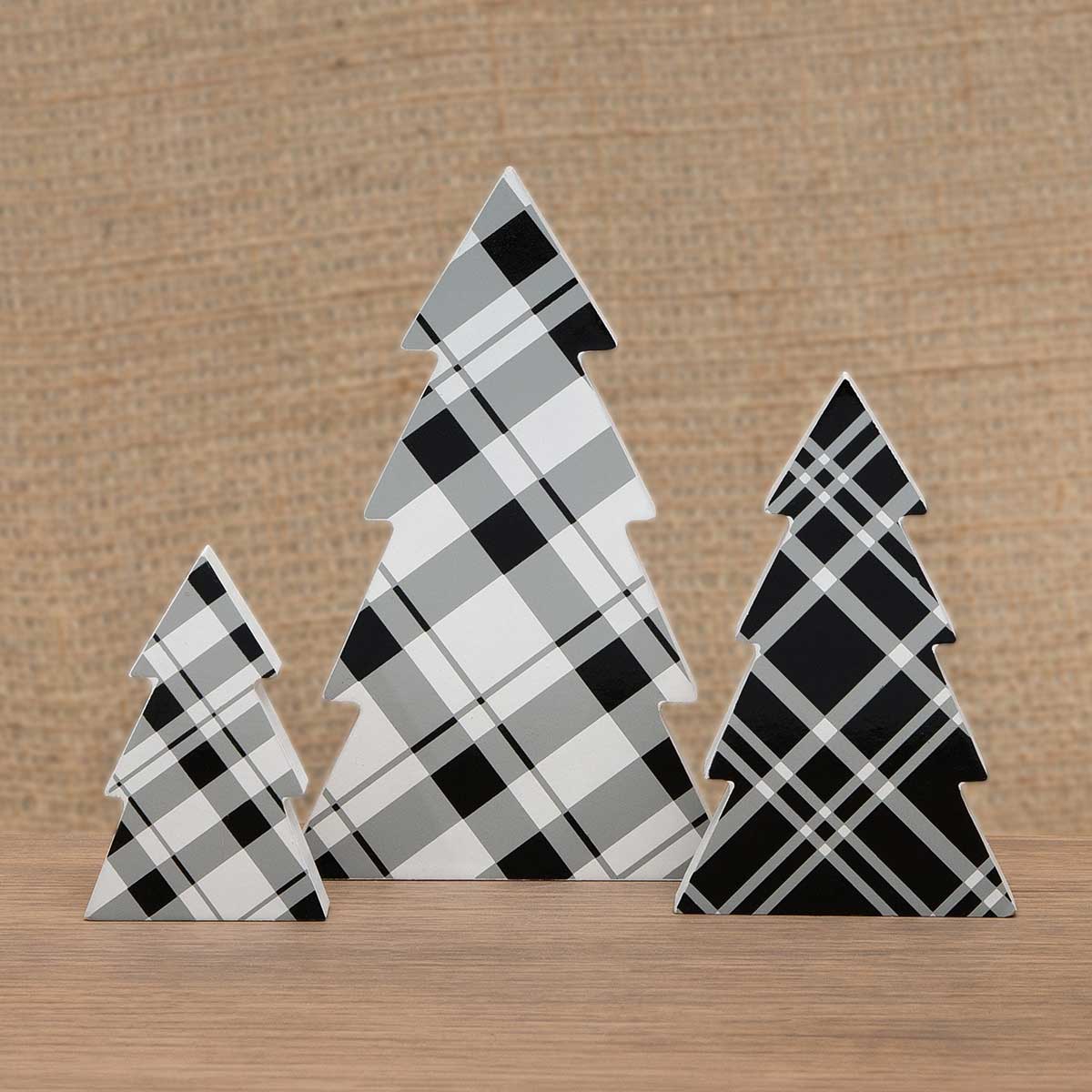 SIT-A-BOUT BLACK/WHITE TREE SET OF 3 - Click Image to Close
