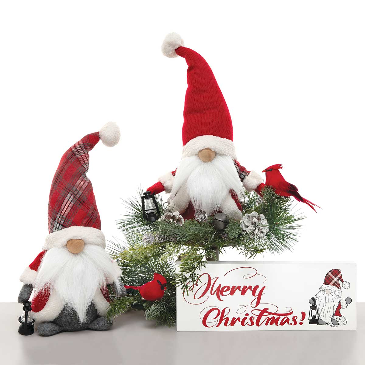 b50 BLOCK MERRY CHRISTMAS GNOME 12IN X 1IN X 4.5IN - Click Image to Close