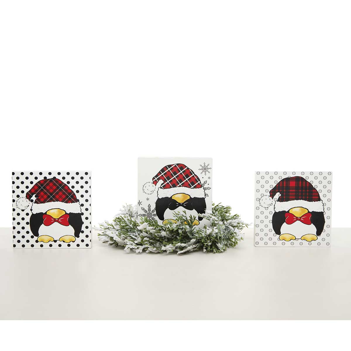 b50 BLOCK PENGUIN 3 ASSORTED LARGE 5IN X .75IN X 5IN - Click Image to Close