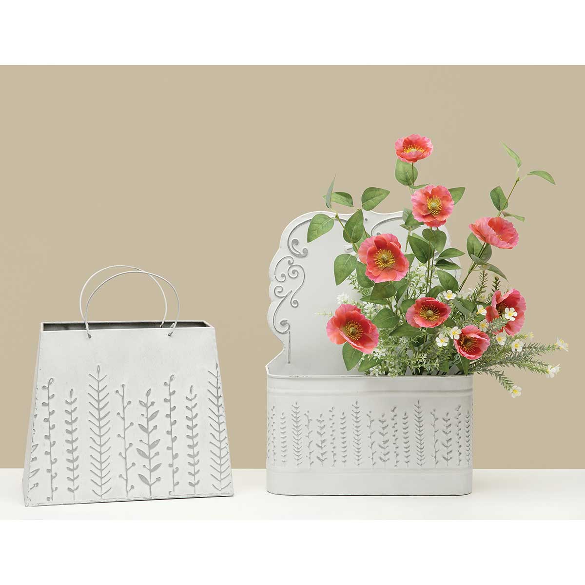 b50 PLANTER PRIVET PURSE 12IN X 6.5IN X 10IN METAL - Click Image to Close