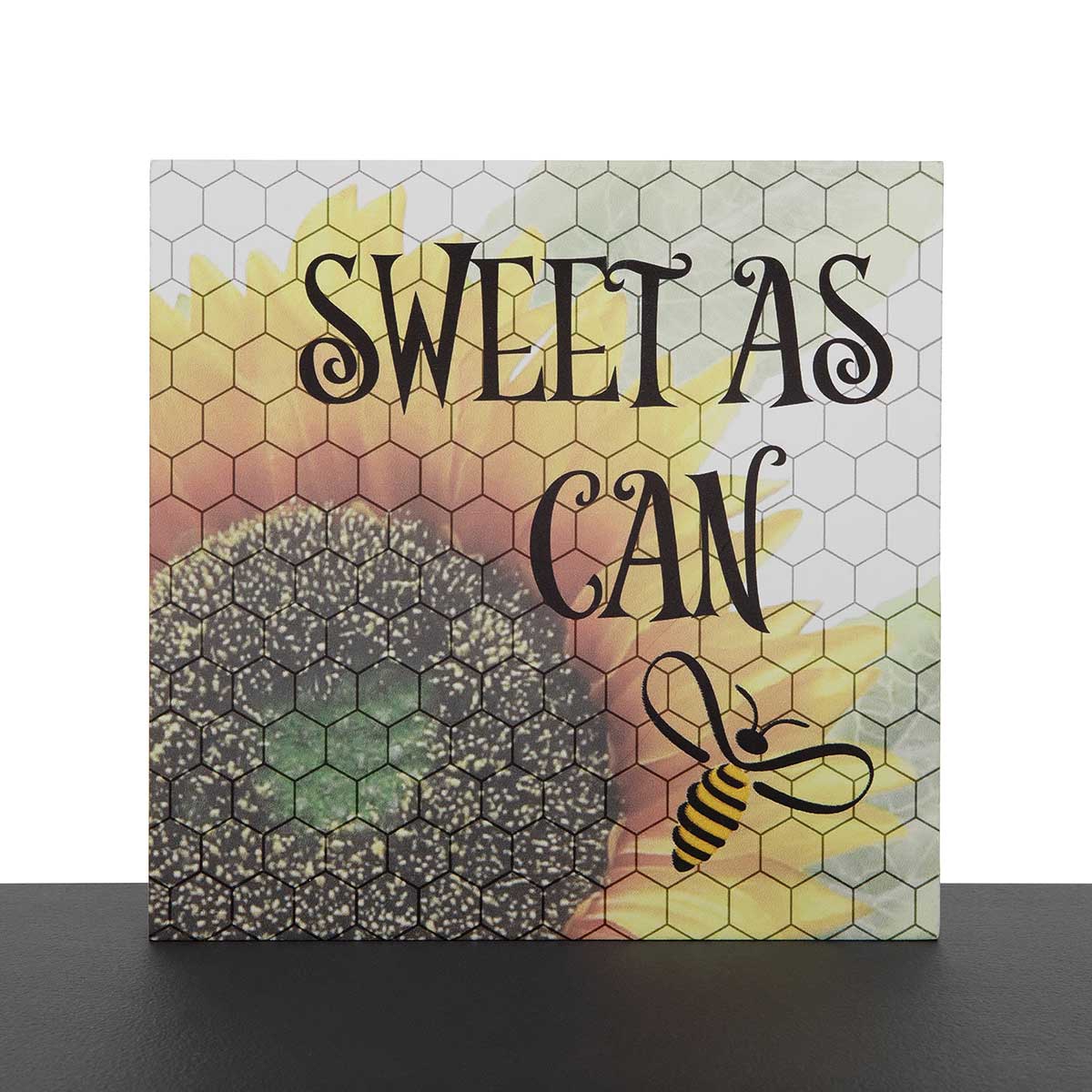 b50 SIGN SWEET AS CAN BEE 7IN X .75IN X 7IN - Click Image to Close