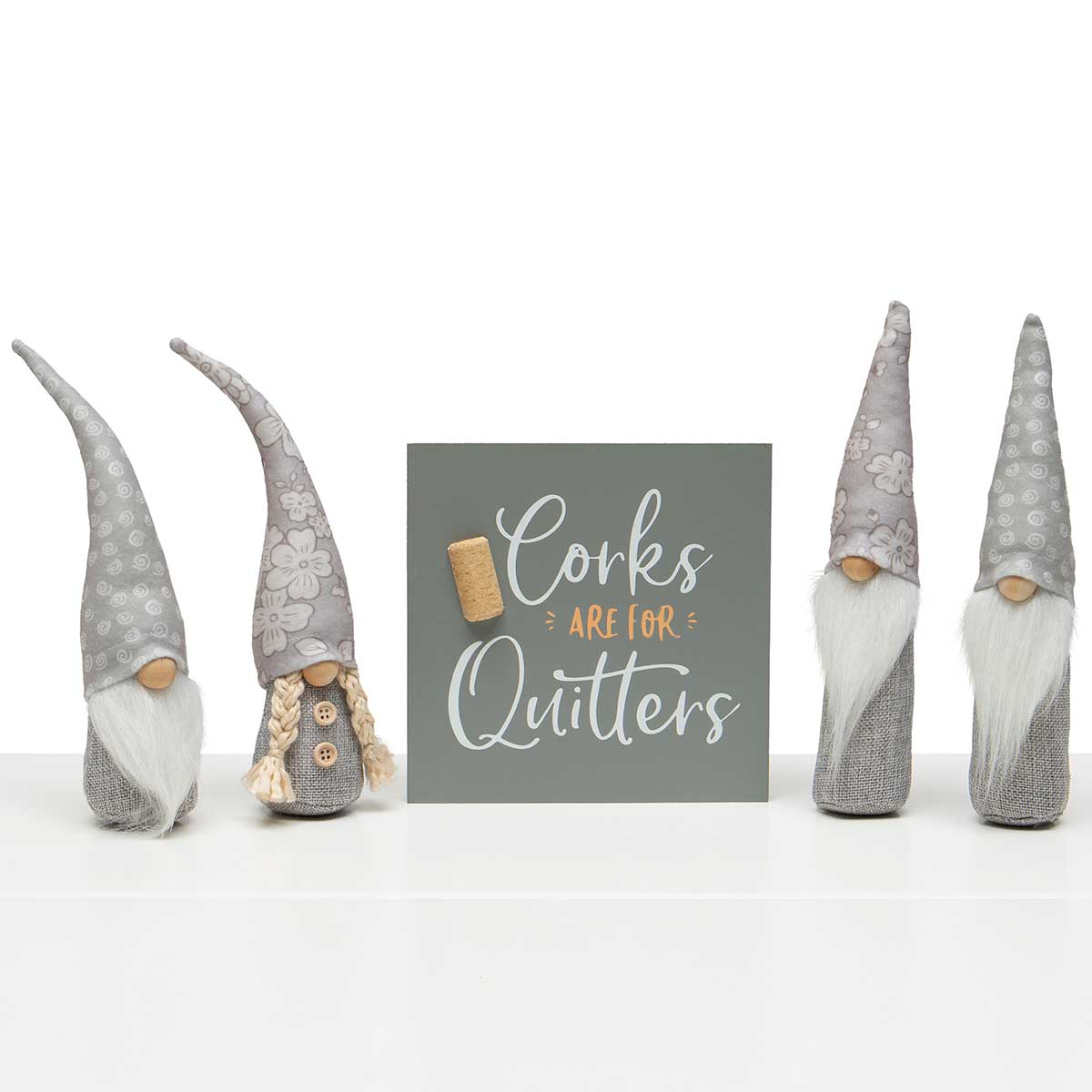 !Corks are for Quitters Wood Sign with Cork