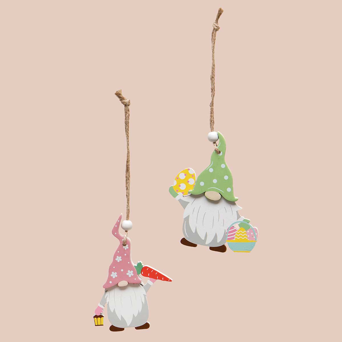 !Easter Gnomes Ornament with Carrot/Eggs