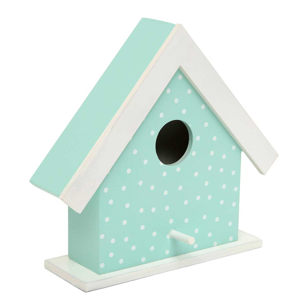 b50 BIRDHOUSE BLUE MEADOW PINDOT 6.75IN X 2.75IN X 6.25IN WOOD - Click Image to Close
