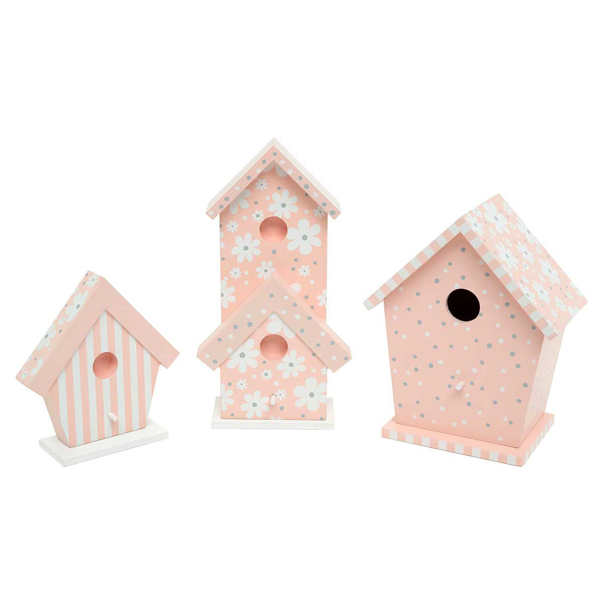 b50 BIRDHOUSE WHOOPSIE FLORA CONDO 5.5IN X 2.5IN X 10IN WOOD - Click Image to Close