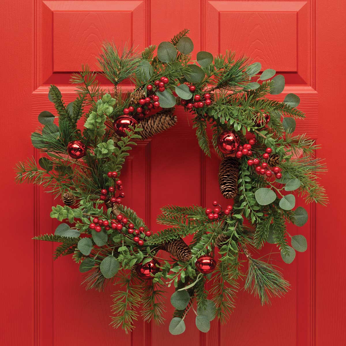 WREATH CLASSIC CHRISTMAS PINE 24IN - Click Image to Close