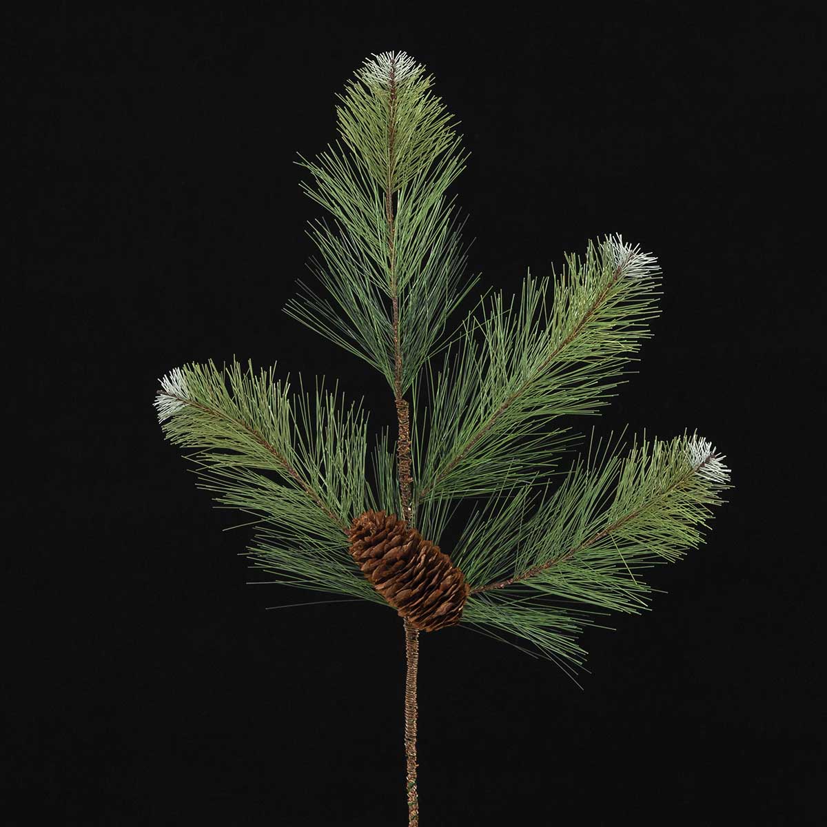 PIK ROCKY MOUNTAIN PINE 8IN X 20IN GREEN PVC/PINECONE - Click Image to Close