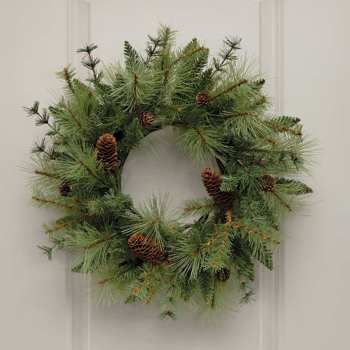 WREATH YELLOWSTONE PINE 18IN (INNER RING 7IN) - Click Image to Close