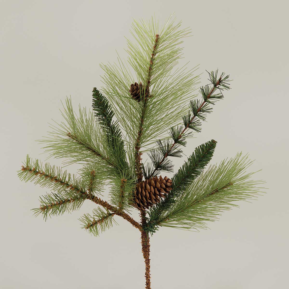 PIK YELLOWSTONE PINE 11IN X 18IN GREEN PVC/PINECONES - Click Image to Close