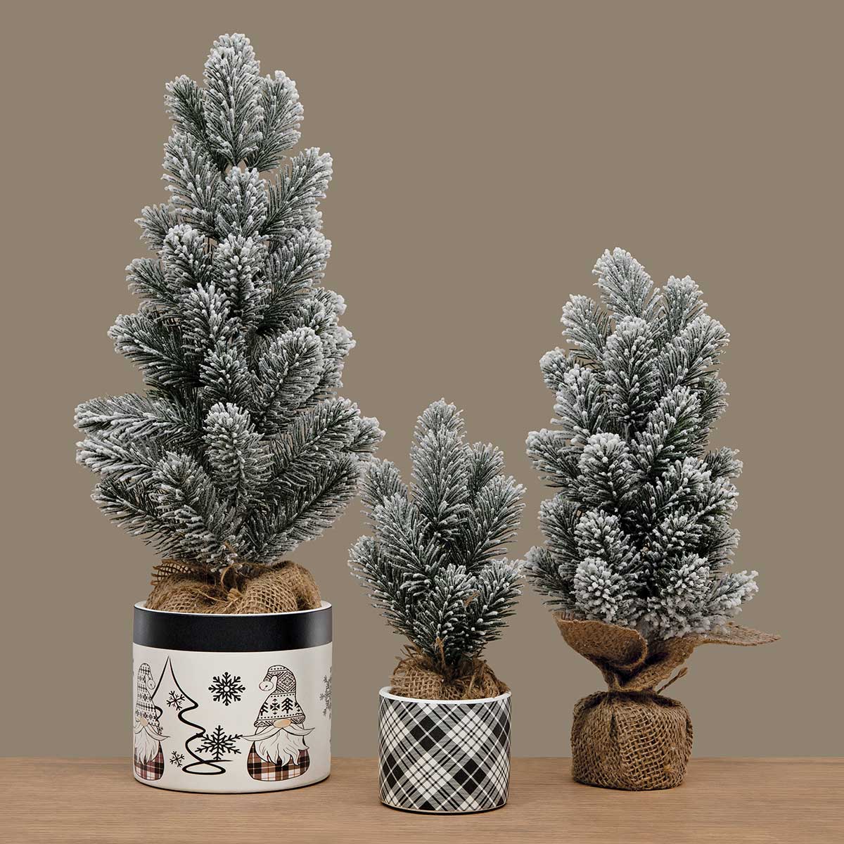 TREE COLORADO SNOW PINE LARGE 5IN X 17IN GREEN/WHITE - Click Image to Close